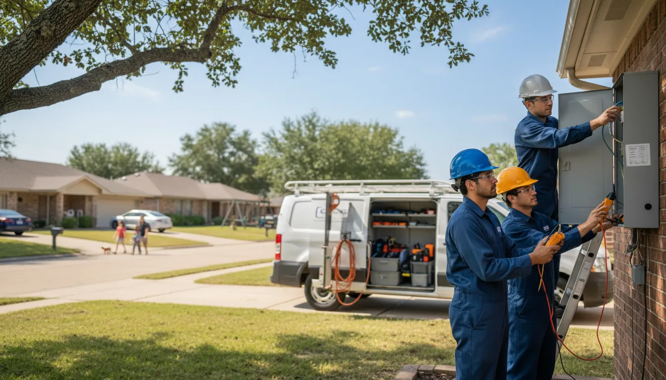 Certified electrician providing emergency electrical services in Cotton, MN